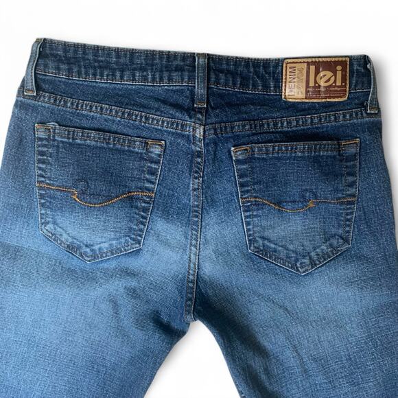 Vintage Y2K L.e.i Women’s Bootcut Jeans-Size 9-Medium Wash - Picture 7 of 14
